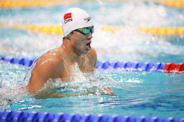 中国队军运会游泳比赛再摘6金 创3项赛会纪录