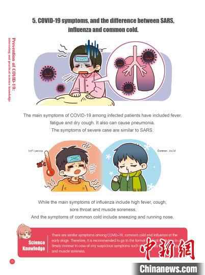 中国首部抗疫知识漫画《预防新型冠状病毒——有趣有用的健康科普知识》漫友文化供图