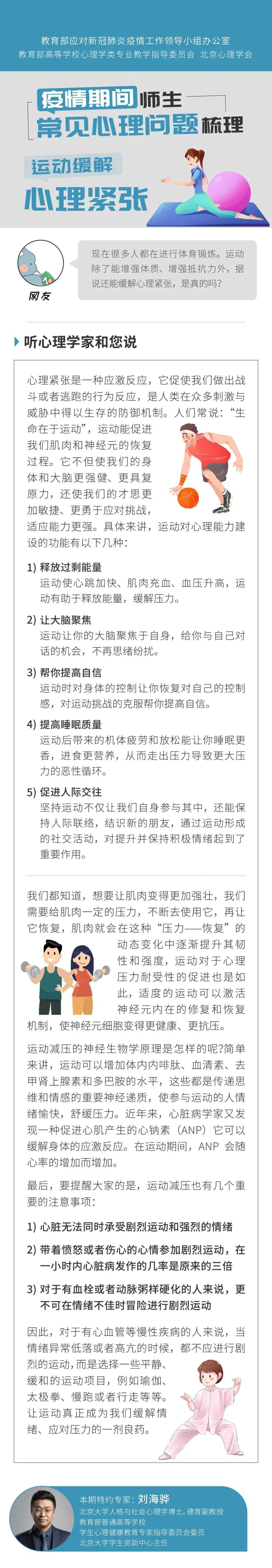  运动能否缓解心理紧张？听心理学专家解答