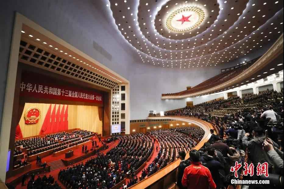 资料图：北京人民大会堂。/p中新社记者 杜洋 摄