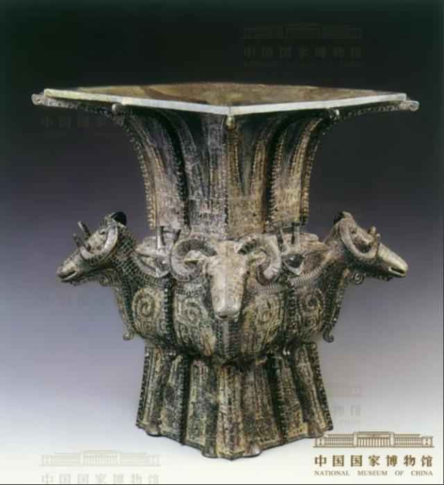 四羊方尊。来源：中国国家博物馆