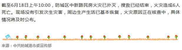 广西防城港市政府新闻办官方微信截图