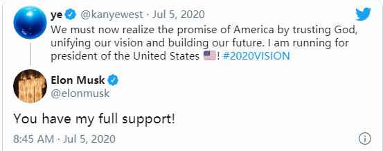 坎耶韦斯特又要竞选2020年美国总统了