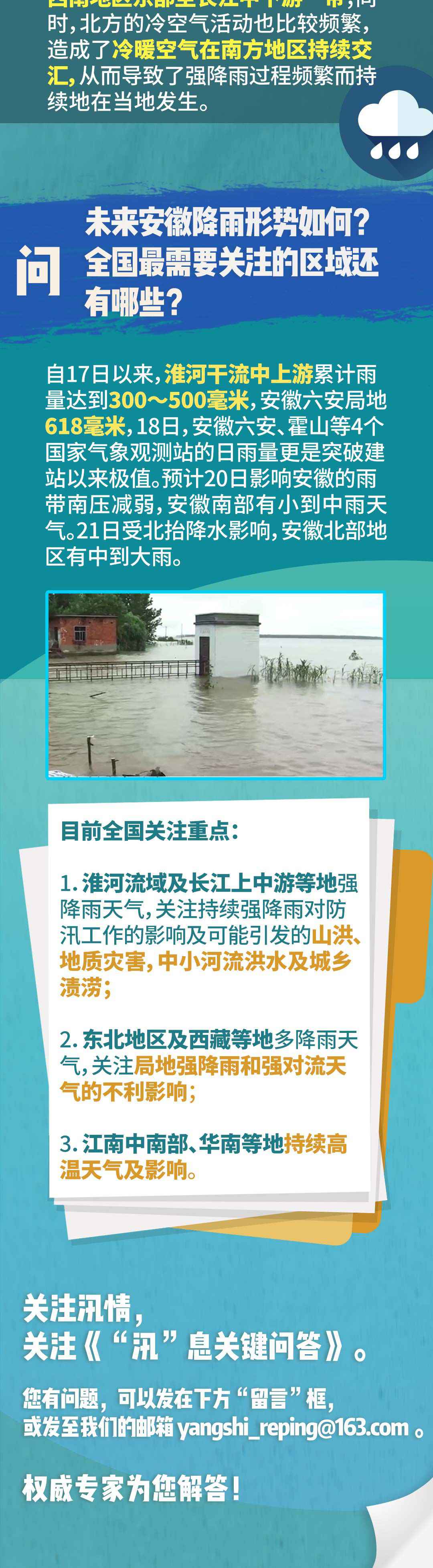 安徽裕安一天降下411.7毫米特大暴雨是什么概念？