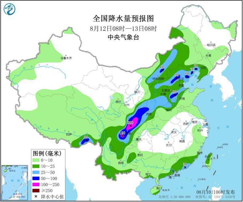 西北地区东部华北等地有强降雨 江南华南等地有高温天气