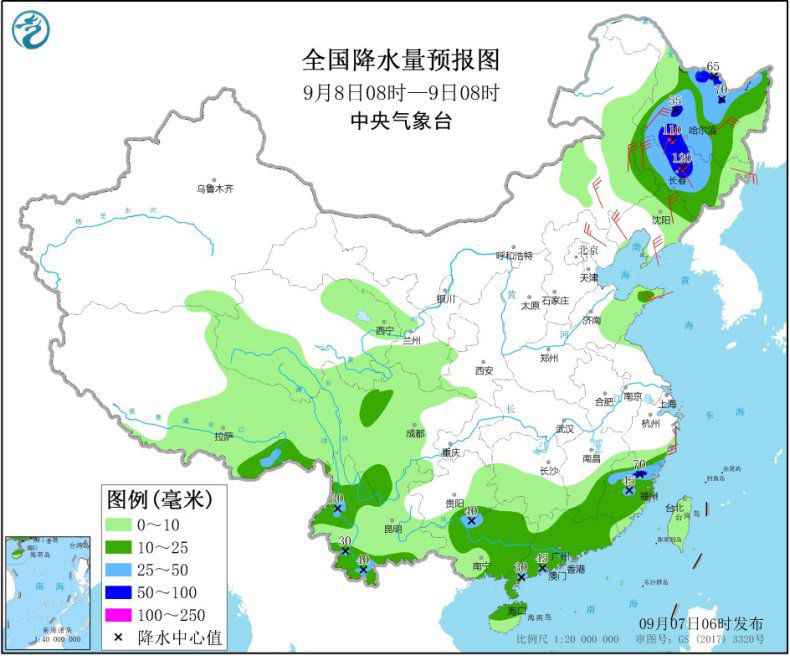 台风“海神”即将影响东北地区 西南地区等地多强降水