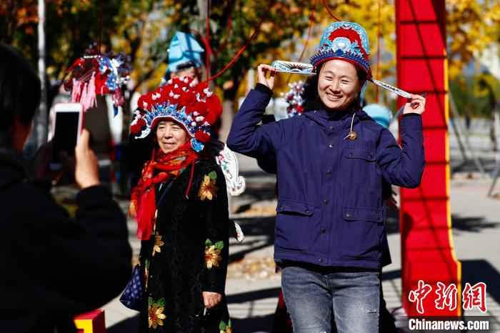 10月23日，2020(第四届)中国戏曲文化周在北京园博园开幕。　富田 摄