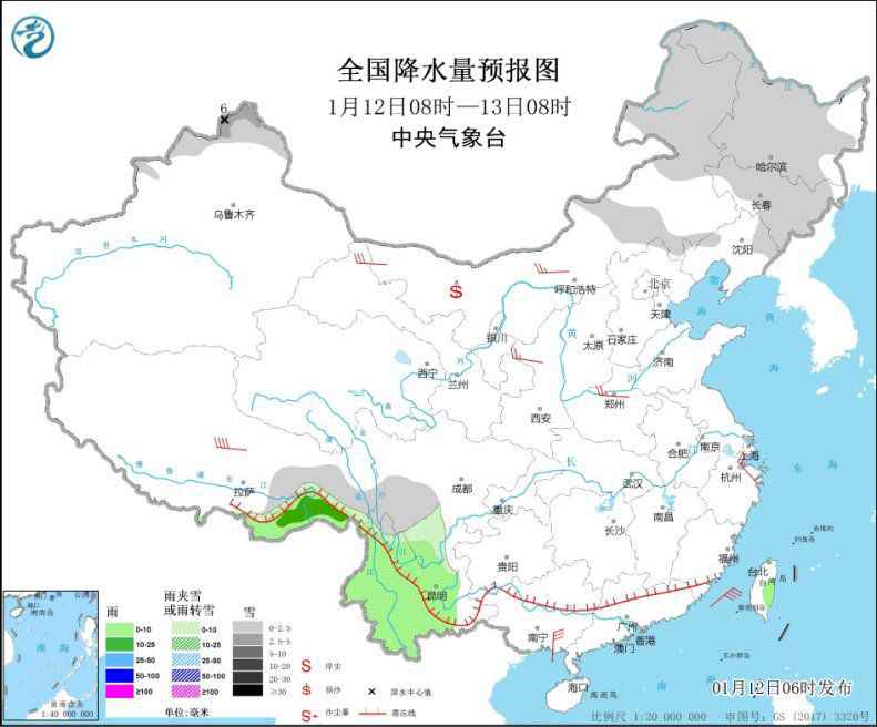 全国大部地区降水稀少气温回升 新疆北部有中到大雪