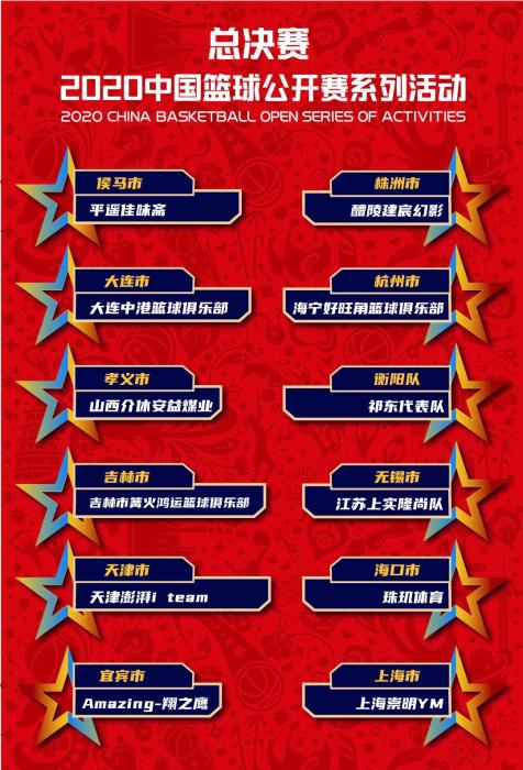 2020中国篮球公开赛总决赛海宁启幕 东道主开门红