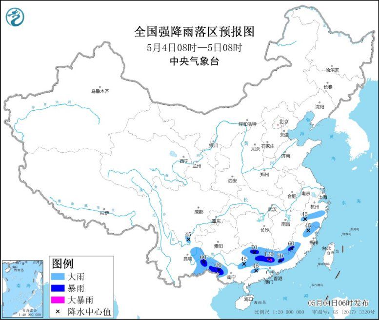 江南南部华南等地将有较强降雨 西北华北等地多大风