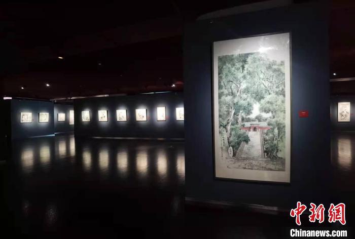 “纪氏文心艺术传家——纪清远、卢平、马小虎、纪根墨作品展”在国家大剧院东展览厅开幕 大剧院供图