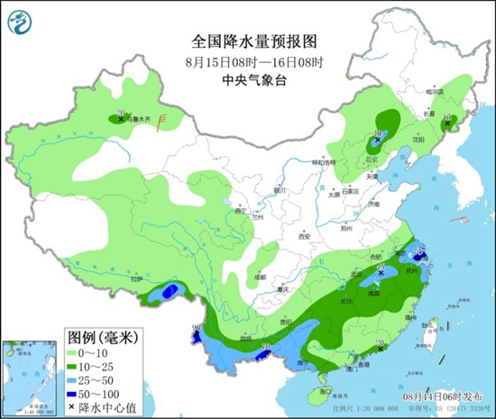 南方强降雨持续“在线” 长江中下游等地气温偏低