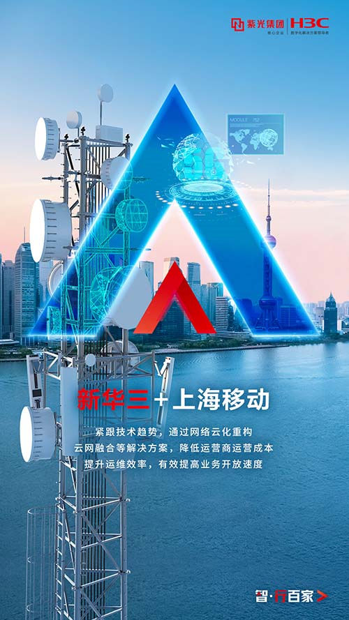 新华三CR19000落地上海移动城域网出口，打造运营商大网市场新标杆