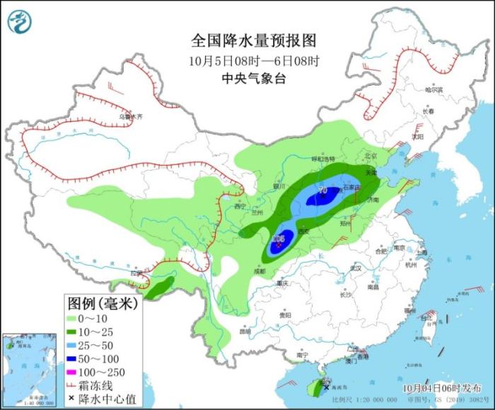 北方秋雨进入鼎盛期 南方暑热回归高温强