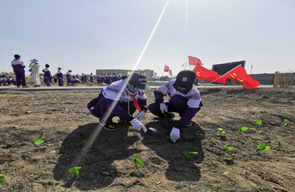 天津市第五十五中学农业实践劳动活动