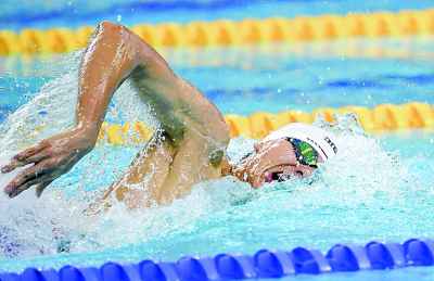 第七届世界军人运动会男子200米自由泳季新杰获