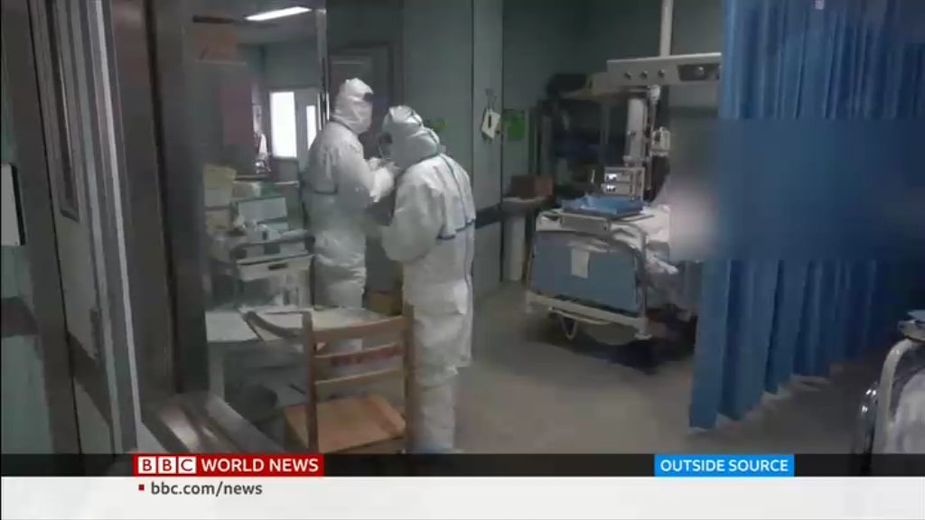 疫情牵动人心 全球数百频道播出总台记者探访隔离病房独家视频