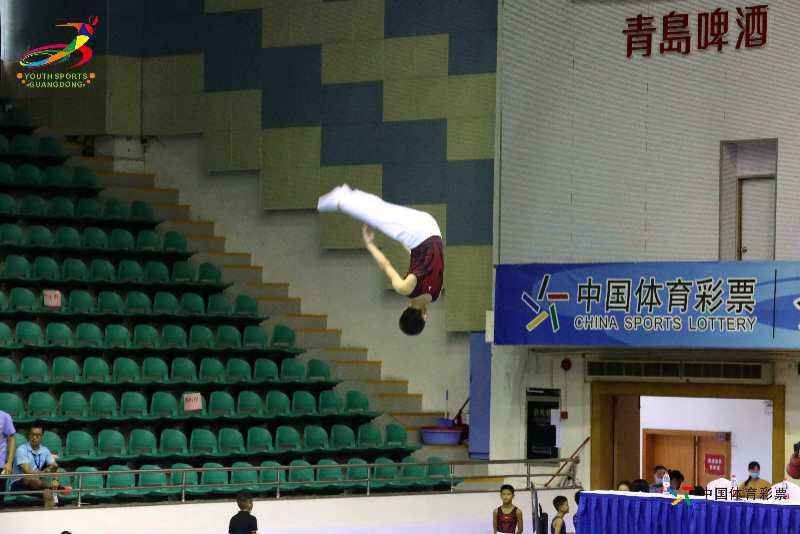 空中芭蕾三水飞舞，省青少年蹦床锦标赛圆满落幕