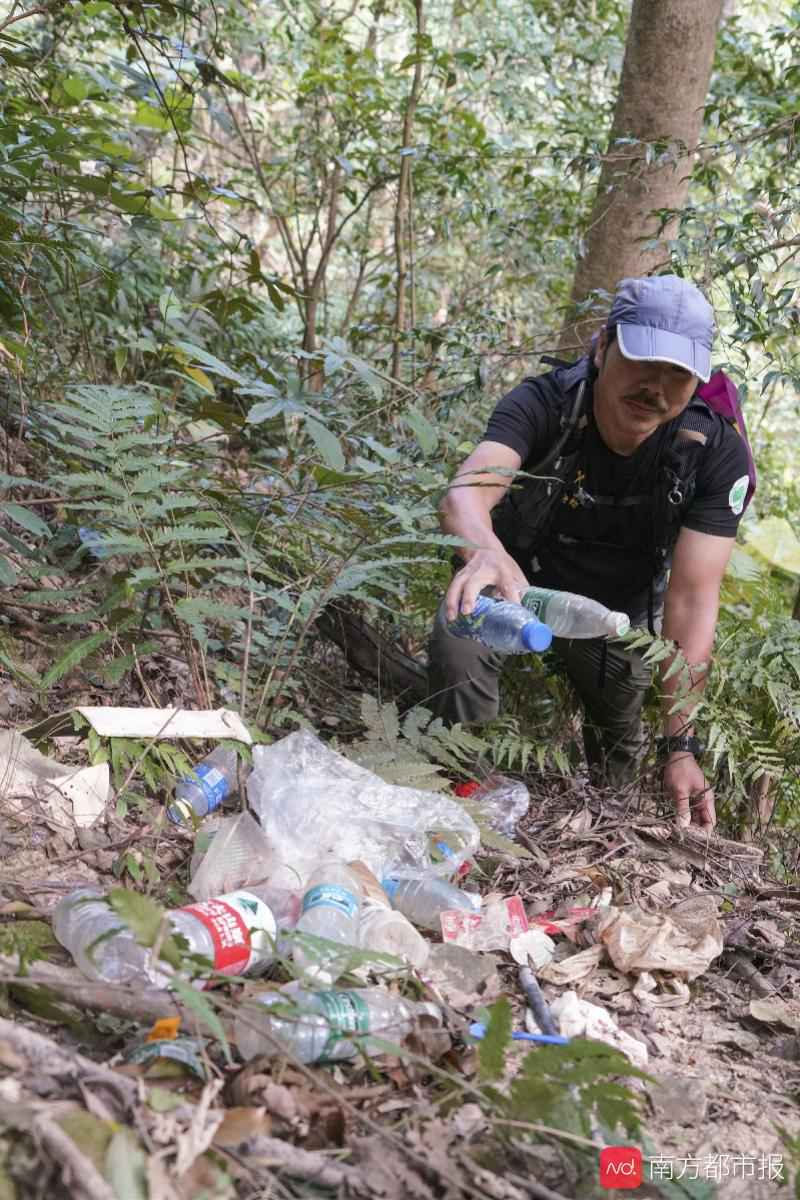 广州最高峰长期遭游客遗留垃圾污染，国家登山步道成重灾区！