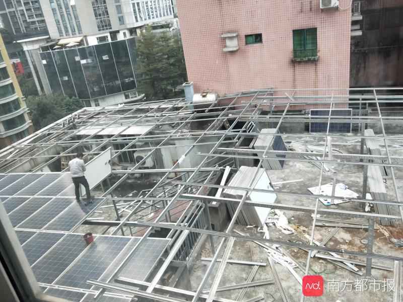 珠江新城住宅楼下突建光伏板，谁来管？南都报道后，全拆了！